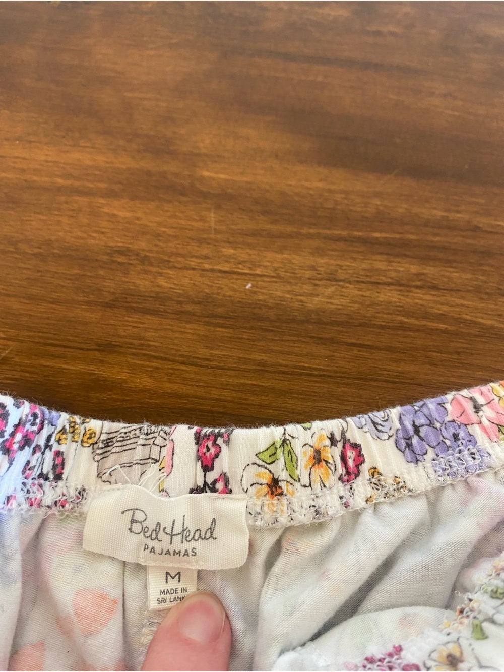 BedHead Women’s Floral Capri Pajama Set 3/4 sleeve - Picture 12 of 16